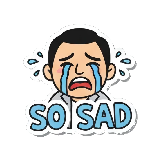 双手点赞 Cool Guy Daily Vibes sticker for expressive chats and social replies.
