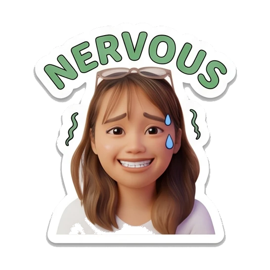 Sticker 15 from AI Sticker Pack, designed for expressive chats, social replies, and everyday reactions.