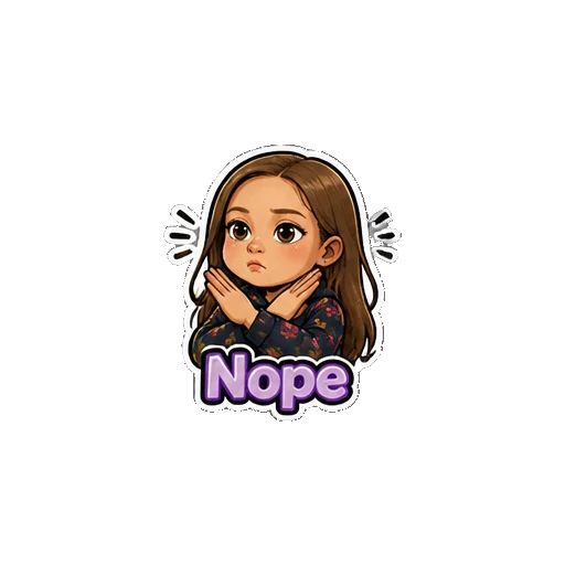 Sticker 9 from Mood Story 90346c20, designed for expressive chats, social replies, and everyday reactions.