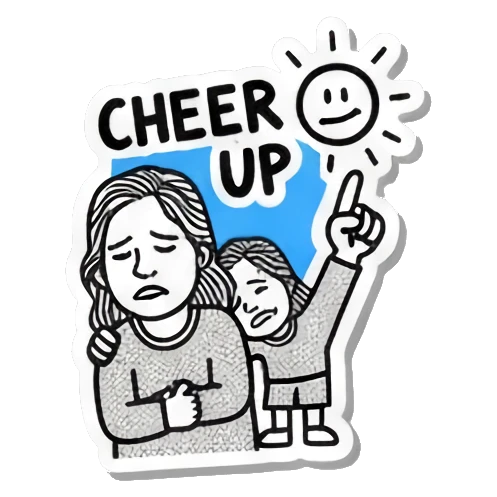 Sticker 9 from AI Sticker Pack, designed for expressive chats, social replies, and everyday reactions.