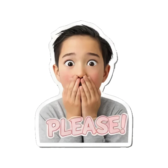 双手捂嘴惊讶 Dynamic Boy Expressions sticker for expressive chats and social replies.
