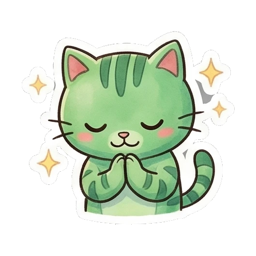 Sticker 4 from AI Sticker Pack, designed for expressive chats, social replies, and everyday reactions.