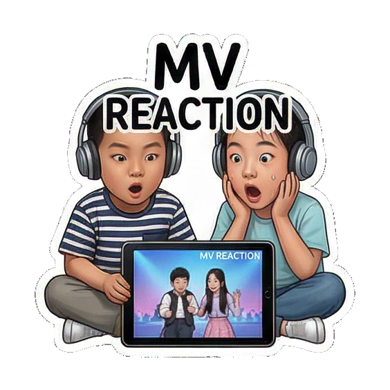 兄妹穿正装展现视觉美 K-pop Fan Duo Life sticker for expressive chats and social replies.