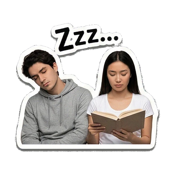 咖啡时间分享 Couple Daily Vibes sticker for expressive chats and social replies.