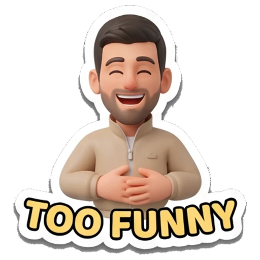 Sticker 9 from AI Sticker Pack, designed for expressive chats, social replies, and everyday reactions.