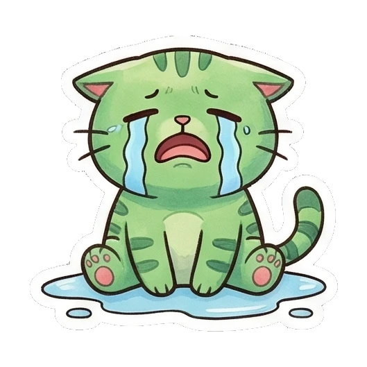 Sticker 9 from AI Sticker Pack, designed for expressive chats, social replies, and everyday reactions.