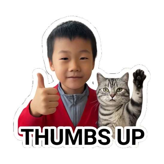 Sticker 6 from AI Sticker Pack, designed for expressive chats, social replies, and everyday reactions.