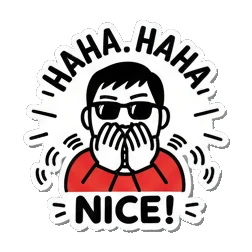 Sticker 11 from AI Sticker Pack, designed for expressive chats, social replies, and everyday reactions.