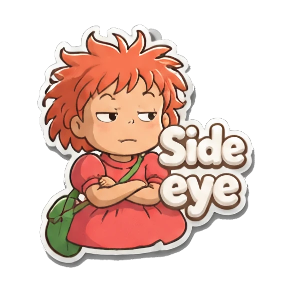 cartoon wave Mood Story 8279d4f3 sticker for expressive chats and social replies.