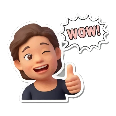 可爱女孩表情包 Pop Mart Girl's Moods sticker for expressive chats and social replies.