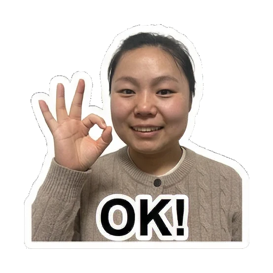 Sticker 1 from AI Sticker Pack, designed for expressive chats, social replies, and everyday reactions.