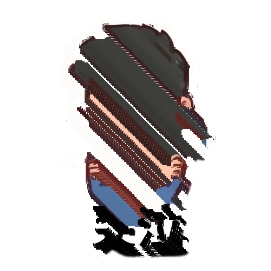 Young man crying with arms crossed Cheerful Young Man Daily Expressions sticker for expressive chats and social replies.