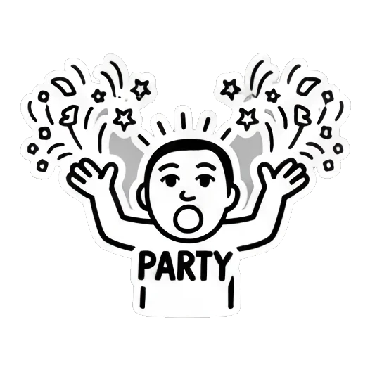 Sticker 8 from AI Sticker Pack, designed for expressive chats, social replies, and everyday reactions.