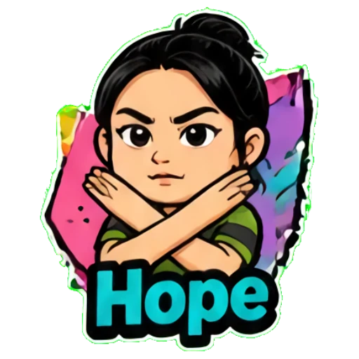 Girl laughing with tears of joy, hilarious Siargao Surfer Girl sticker for expressive chats and social replies.