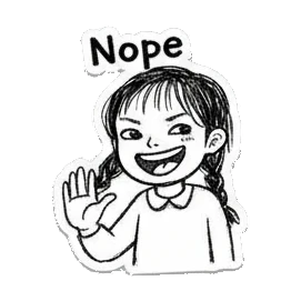 女孩挥手打招呼 Little Girl Daily Moods sticker for expressive chats and social replies.