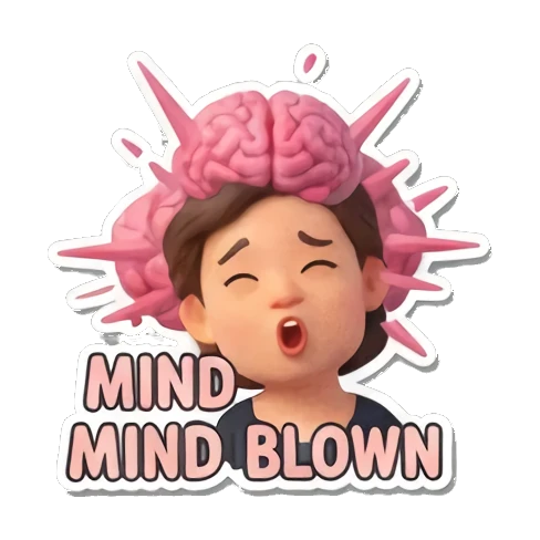 拆箱送爱创意 Pop Mart Girl's Moods sticker for expressive chats and social replies.