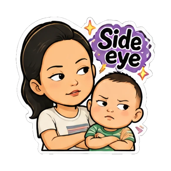 cartoon wave Mood Story 0012712f sticker for expressive chats and social replies.
