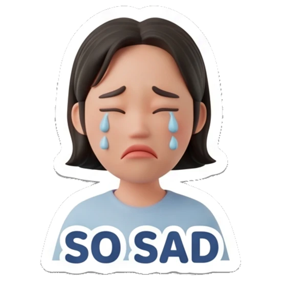 Sticker 5 from AI Sticker Pack, designed for expressive chats, social replies, and everyday reactions.
