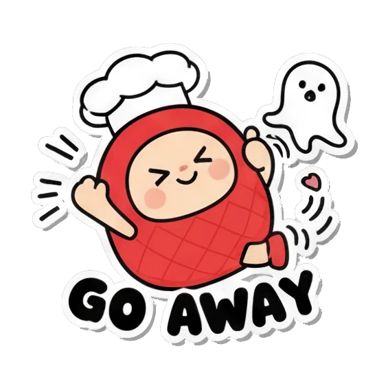 Sticker 16 from AI Sticker Pack, designed for expressive chats, social replies, and everyday reactions.