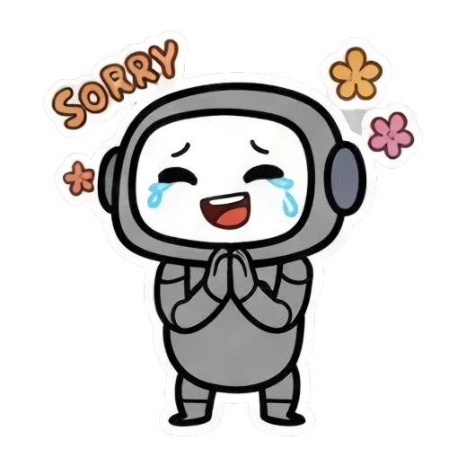 捧爱心示爱的机器人 Cute Robot Daily Expressions sticker for expressive chats and social replies.
