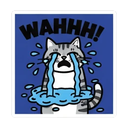 Sticker 13 from AI Sticker Pack, designed for expressive chats, social replies, and everyday reactions.