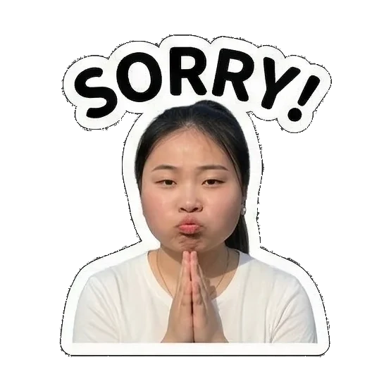 Sticker 16 from AI Sticker Pack, designed for expressive chats, social replies, and everyday reactions.