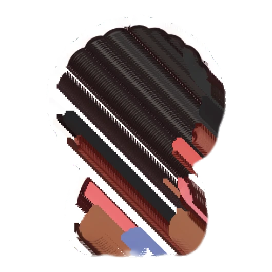Curly-haired boy blushing and covering his face with hands Cheerful Afro Boy Daily sticker for expressive chats and social replies.