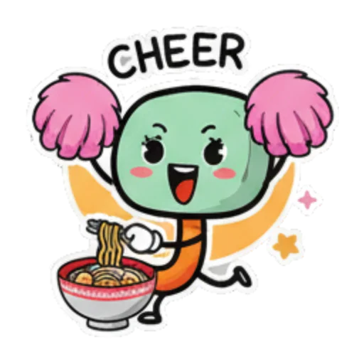 举球欢呼 Expressive Green Blob sticker for expressive chats and social replies.