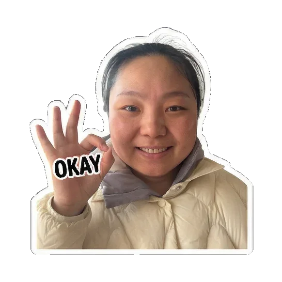 Sticker 15 from Sticker Pack 49c551fa, designed for expressive chats, social replies, and everyday reactions.