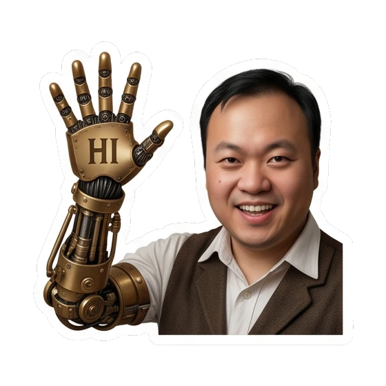 ready with gear Steampunk Gentleman Adventures sticker for expressive chats and social replies.