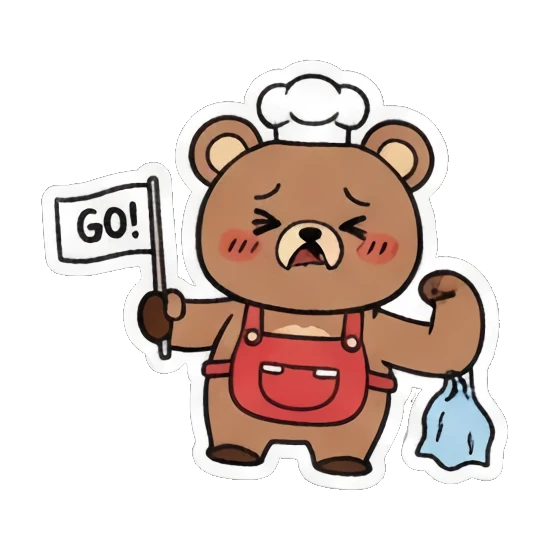Sticker 9 from AI Sticker Pack, designed for expressive chats, social replies, and everyday reactions.
