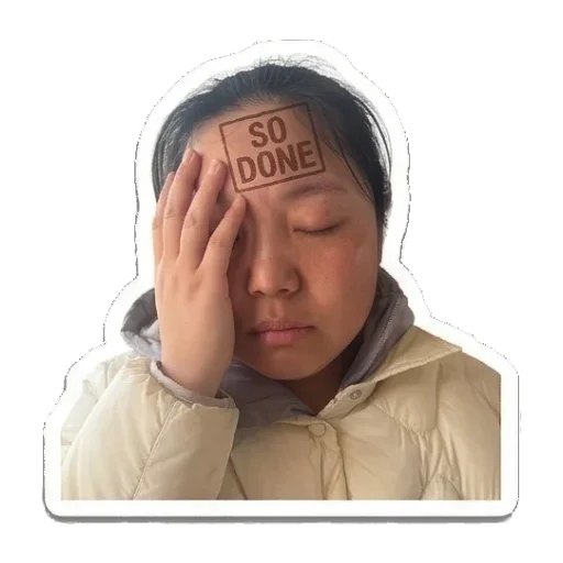 真人面部表情丰富生动 Real Person Expressive Stickers sticker for expressive chats and social replies.