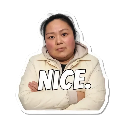 Sticker 4 from AI Sticker Pack, designed for expressive chats, social replies, and everyday reactions.