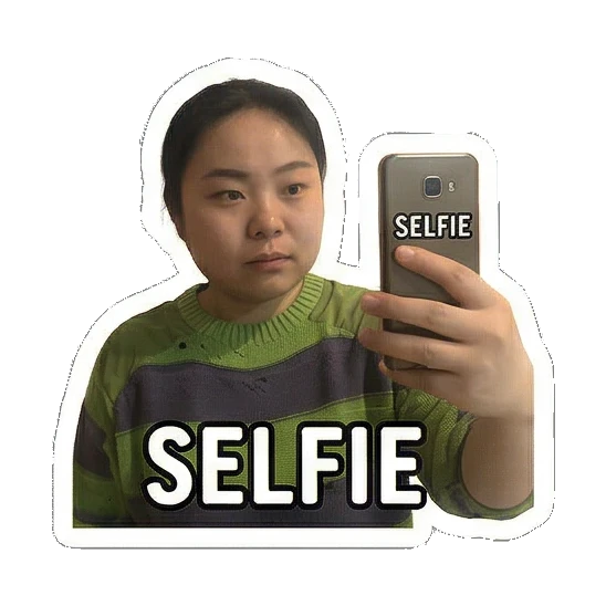 Sticker 16 from AI Sticker Pack, designed for expressive chats, social replies, and everyday reactions.