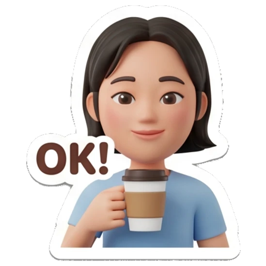 Sticker 14 from AI Sticker Pack, designed for expressive chats, social replies, and everyday reactions.