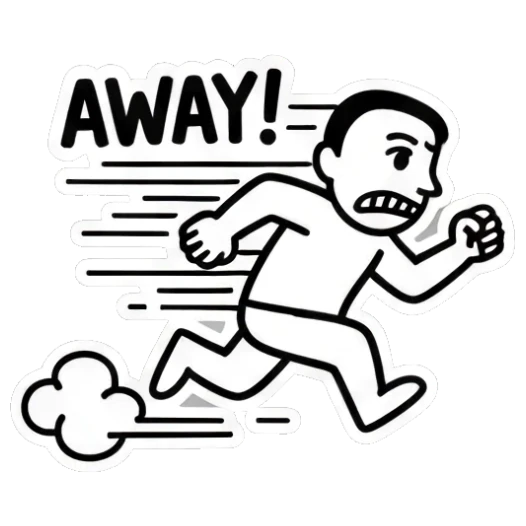 Sticker 16 from AI Sticker Pack, designed for expressive chats, social replies, and everyday reactions.