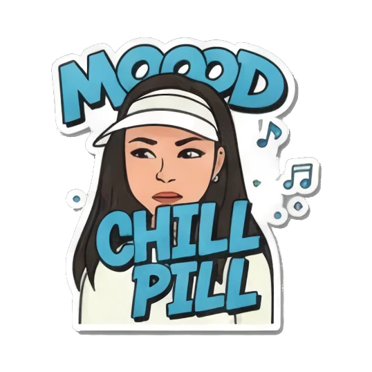 Disbelieving "Bruh" Graffiti Girl Vibes sticker for expressive chats and social replies.