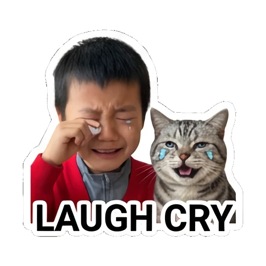 Sticker 15 from AI Sticker Pack, designed for expressive chats, social replies, and everyday reactions.