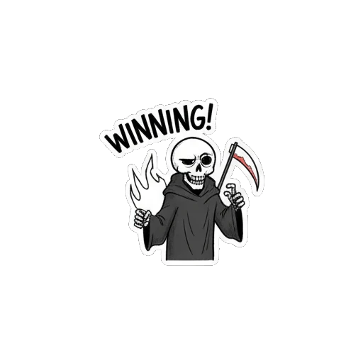 Sticker 9 from AI Sticker Pack, designed for expressive chats, social replies, and everyday reactions.