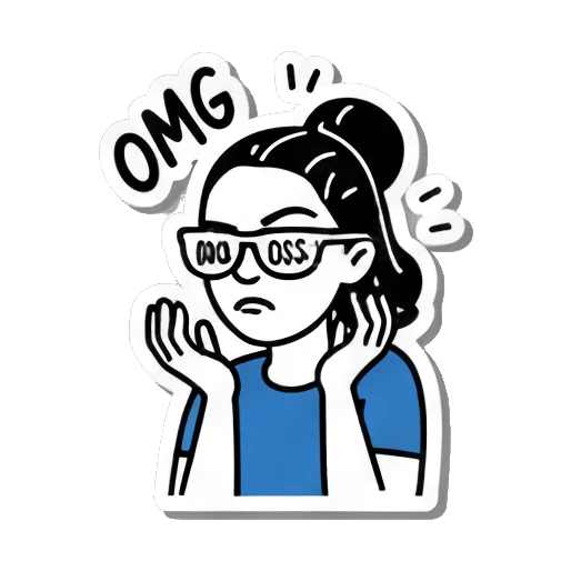 女孩眨眼wink Pop Art Girl Expressions sticker for expressive chats and social replies.
