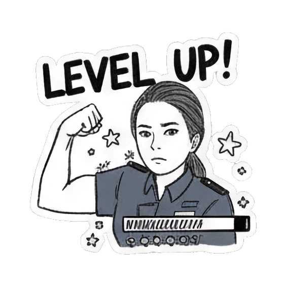 沮丧失败时刻 Quirky Agent's Daily Reactions sticker for expressive chats and social replies.