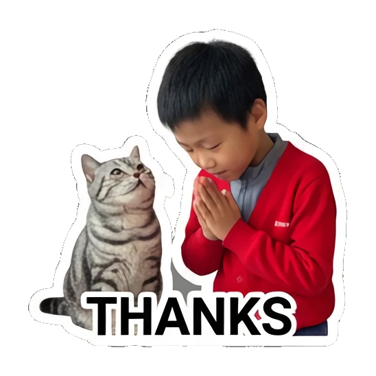Sticker 3 from AI Sticker Pack, designed for expressive chats, social replies, and everyday reactions.