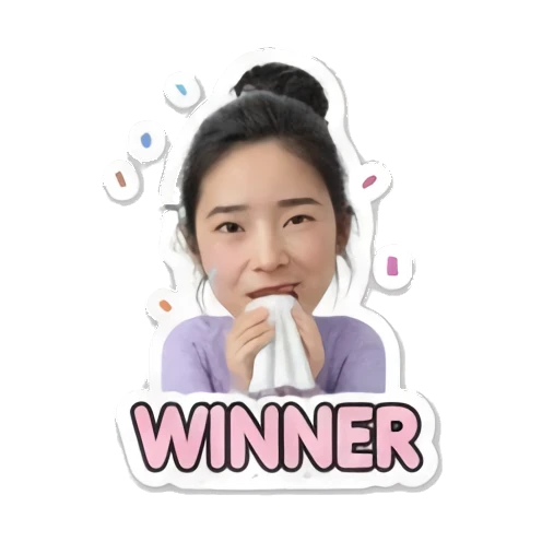 拒绝姿态的女孩 Modern Girl Expressions sticker for expressive chats and social replies.