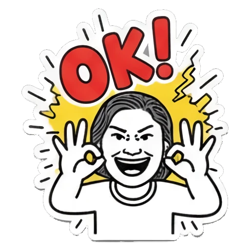 Sticker 1 from AI Sticker Pack, designed for expressive chats, social replies, and everyday reactions.