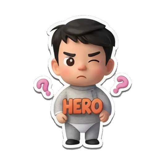 小男孩庆祝派对 Little Boy Daily Adventures sticker for expressive chats and social replies.
