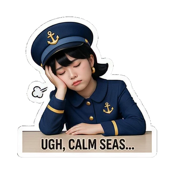 Sticker 4 from AI Sticker Pack, designed for expressive chats, social replies, and everyday reactions.