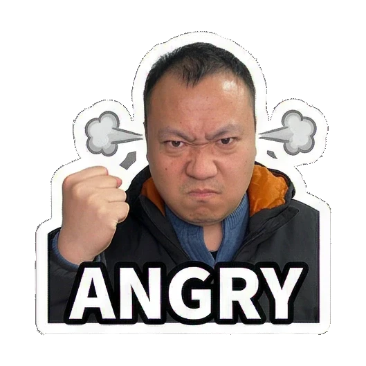 Sticker 3 from AI Sticker Pack, designed for expressive chats, social replies, and everyday reactions.