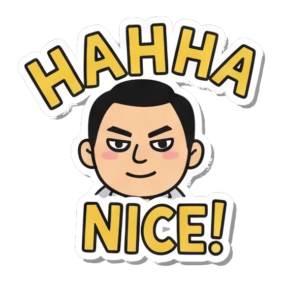 伤心流泪 Cool Guy Daily Vibes sticker for expressive chats and social replies.