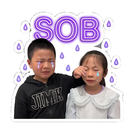 Sticker 13 from AI Sticker Pack, designed for expressive chats, social replies, and everyday reactions.