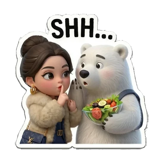 Sticker 13 from Sticker Pack 6b2f22e9, designed for expressive chats, social replies, and everyday reactions.